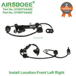 2x Front Left Right Abs Wheel Speed Sensor For Honda Accord 18-22 57450tvaa01. Fixed Price $24.35.