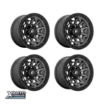 Fuel Off-road D716 Covert Matte Gun Metal Black Bead Ring 18x9 8x165.1 1mm Set 4. Fixed Price $1692.00.