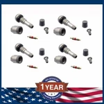 4x New Bmw E39 E46 E53 E60 E65 E66 E85 Tpms Wheel Valve Stem Silver 43 Mm Oem. Fixed Price $30.61.