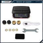 Black Rv Tire Pressure Sensor 1pc Tpms Solar Monitor 4pc Sensors W/alarm Modes. Fixed Price $29.09.