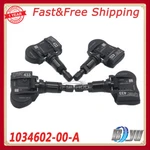 4pcs 103460200a Tpms Tire Pressure Sensors 433mhz Fits For Tesla Model 3 S X. Fixed Price $43.99.