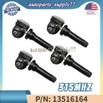 4x Tire Pressure Sensor Tpms 315mhz For 17-18 Chevy Gm Silverado Sierra 13516164. Fixed Price $26.96.