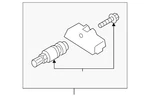 Genuine Volkswagen Tire Pressure Sensor 5q0-998-270-f. Fixed Price $319.65.