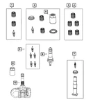 Genuine Mopar Tire Pressure Sensor Nut 68581600aa. Fixed Price $2.67.