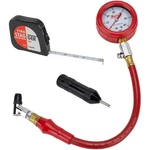 60 Psi Tire Pressure Gauge, Tape And Core Tool. Fixed Price $56.99.