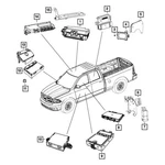 For Ram 3500 2014-2016 Mopar 68213675ah Tire Pressure Monitoring System Receiver. Fixed Price $177.30.
