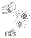 Genuine Mopar Tire Pressure Sensor Nut 56053033ab. Fixed Price $2.79.