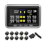Truck/rv Tire Pressure Monitoring System,4.5-inch Screen With 10 Sensors (0-1.... Fixed Price $206.06.