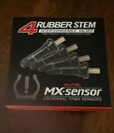 New Autel Mxsensorrvk Replacement Set Of 4 Rubber Snap In Valve Stems. Fixed Price $17.99.