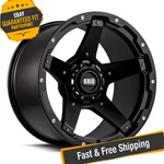 Grid Wheels Gd0417090052b187 17x9 -12 5x127/139.7 87.10 Gd04 Matte Black Wheel. Fixed Price $399.68.