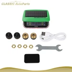 Green Rv Tire Pressure Sensor 1pcs Tpms Solar Monitor 4pcs Sensors Alarm Modes. Fixed Price $31.87.