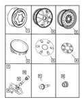 Genuine Mopar Tire Pressure Sensor Nut 68006774aa. Fixed Price $7.80.