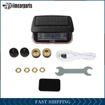 1pc Tpms Solar Monitor 4pc Sensors Rv Tire Pressure Sensor W/alarm Modes Black. Fixed Price $28.97.