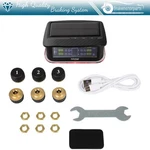 Rv Tire Pressure Sensor Black 1 Pc Tpms Solar Monitor 6 Sensors W/alarm Modes. Fixed Price $40.39.