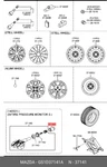 Genuine Oe Groove Metal Gs1d37141a For Mazda Gs1d3-7141a. Fixed Price $5.63.