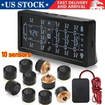 Lcd Wireless Rv Trailer Tire Pressure Monitoring System Tpms 10 External Sensors. Fixed Price $73.99.