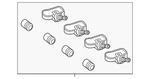 Genuine Mercedes-benz Sensor Kit 000-905-85-04. Fixed Price $209.10.