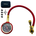 Pointer Tire Pressure Gauge,with Two-inch Dial,valve Nozzle Plastic Cap. Fixed Price $23.74.