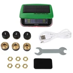 Green Rv Tire Pressure Sensor 1pc Tpms Solar Monitor 6pc Sensors W/alarm Modes. Fixed Price $35.87.