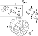 Genuine Audi Tpms Sensor 9j1-907-255. Fixed Price $41.10.