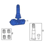 For Ram 3500 2025 68591550ab Tire Pressure Monitoring System Tpms Sensor. Fixed Price $26.29.