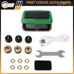 Green Rv Tire Pressure Sensor W/alarm Modes 1pc Tpms Solar Monitor 6pc Sensors. Fixed Price $41.99.