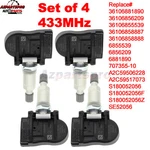 4pcs Tpms Tire Pressure Sensors For Bmw I01 I12 F48 F39 F15 F85 F16 F86 433mhz. Fixed Price $29.77.