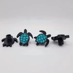 Sea Turtle Tire Valve Stem Caps, Set Of Four. Schrader Cover Made To Order. Fixed Price $13.00.