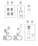 Genuine Mopar Tire Pressure Sensor Nut 68206637aa. Fixed Price $8.38.