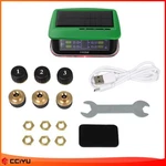 Green Rv Tire Pressure Sensor W/ Alarm Modes 1pc Tpms Solar Monitor 6pc Sensors. Fixed Price $42.19.