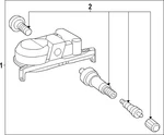 Genuine Toyota Tire Pressure Monitoring System (tpms) Sensor 42607-0c110. Fixed Price $94.54.