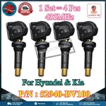 4x 433mhz Tpms 52940-bv100 Tire Pressure Sensor For Hyundai Creta H1 Kia Ev6. Fixed Price $27.31.