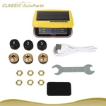 Yellow Rv Tire Pressure Sensor 1x Tpms Solar Monitor 6x Sensors Alarm Modes. Fixed Price $43.82.