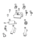 Genuine Mopar Wireless Control Module Receiver 68291646ak. Fixed Price $279.30.