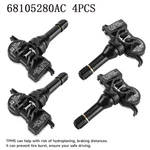 4x Tpms For Jeep Grand Cherokee Tire Pressure Sensor 433mhz 68105280ac 2016-2022. Fixed Price $25.01.