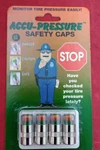 Qty 4 New Accu-pressure 9314800060 Safety Tire Caps, 50 Psi. Fixed Price $18.95.