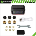Rv Tire Pressure Sensor 1pc Tpms Solar Monitor 6pc Sensors W/ Alarm Modes Black. Fixed Price $39.42.