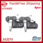 4pcs Tpms Tire Pressure Sensor 5430t4 9673198580 For Peugeot 207 307 Citroen C4. Fixed Price $38.93.
