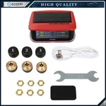 Red Rv Tire Pressure Sensor 1pc Tpms Solar Monitor 6pc Sensors W/alarm Modes. Fixed Price $38.69.