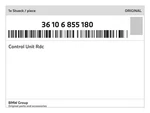 Genuine Bmw Control Unit Rdc 36-10-6-855-180 New. Fixed Price $305.40.