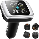 Tymate Tm7 Tire Pressure Monitoring System, Wireless Tpms With 4 External & 6 Rv. Fixed Price $50.81.