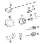 For Ram 3500 2016 Mopar 68245481ad Tire Pressure Monitoring System Receiver. Fixed Price $156.42.